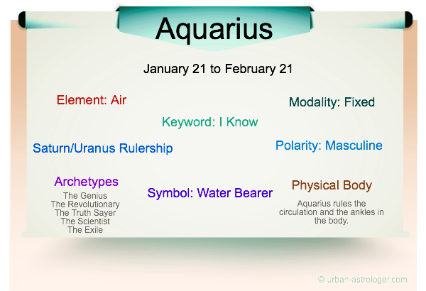 Aquarius Traits Infographic