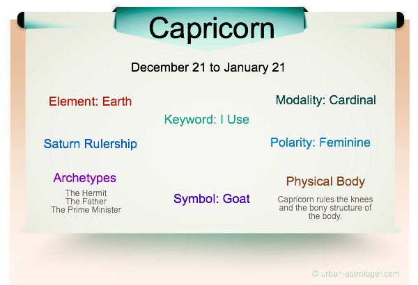 Capricorn Traits Infographic